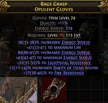 Rage Grasp Opulent Gloves#418618