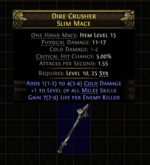 Dire Crusher Slim Mace#305594