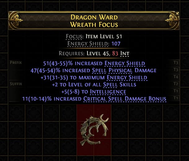 Dragon Ward Wreath Focus#710320