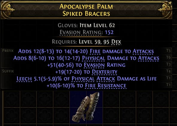 Apocalypse Palm Spiked Bracers#753354