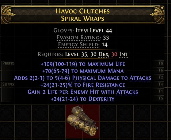 Havoc Clutches Spiral Wraps#934748