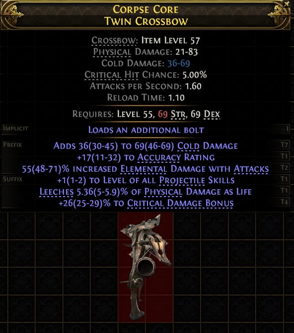 Corpse Core Twin Crossbow#289204