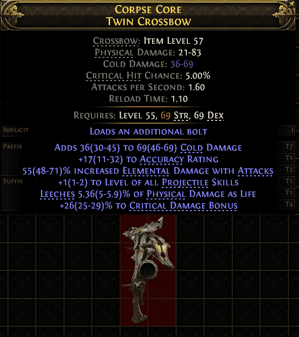 Corpse Core Twin Crossbow#289204
