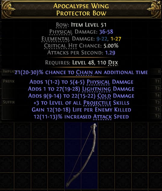 Apocalypse Wing Protector Bow#853992