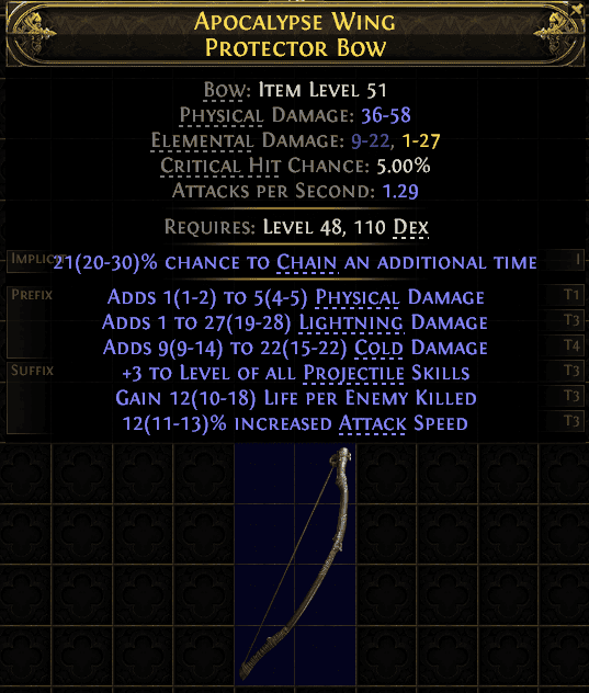 Apocalypse Wing Protector Bow#853992