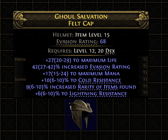 Ghoul Salvation Felt Cap#290324