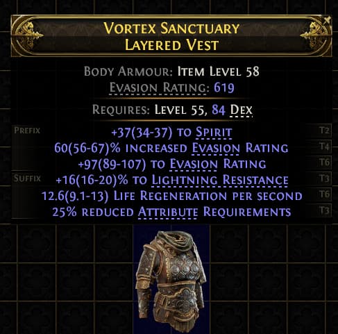 Vortex Sanctuary Layered Vest#375856