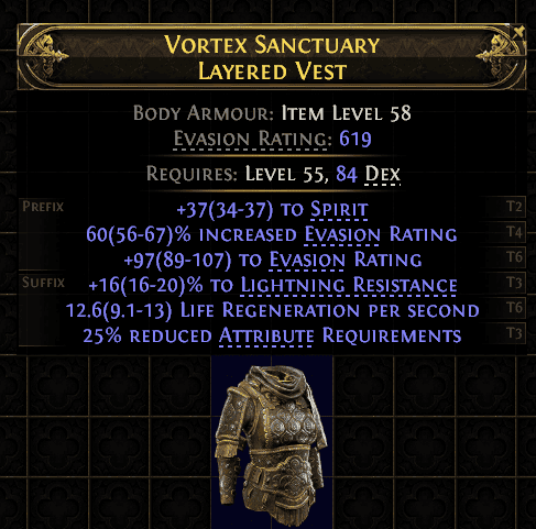 Vortex Sanctuary Layered Vest#375856