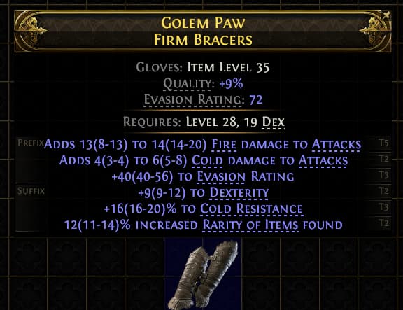 Golem Paw Firm Bracers#816229