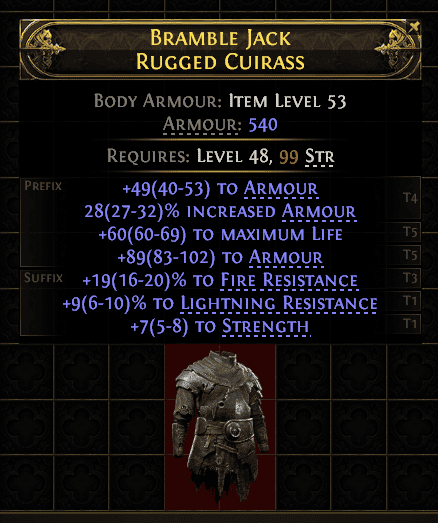Bramble Jack Rugged Cuirass#637976