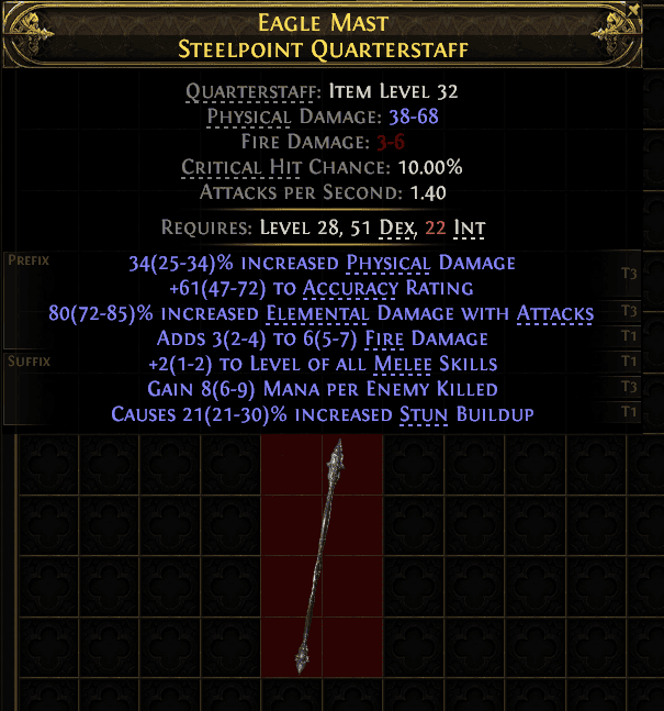 Eagle Mast Steelpoint Quarterstaff#876889