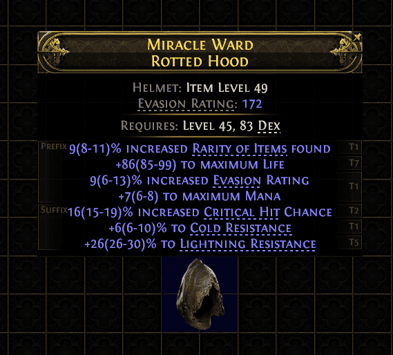 Miracle Ward Rotted Hood#637861