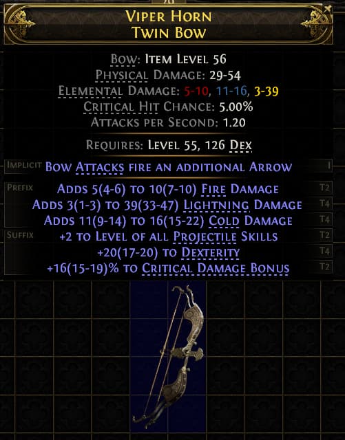Viper Horn Twin Bow#68422