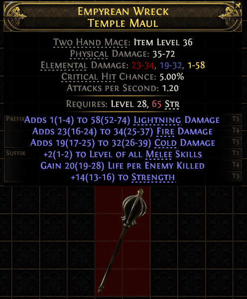 Empyrean Wreck Temple Maul#489458