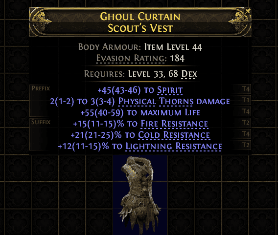 Ghoul Curtain Scout'S Vest#436422
