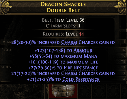 Dragon Shackle Double Belt#662112