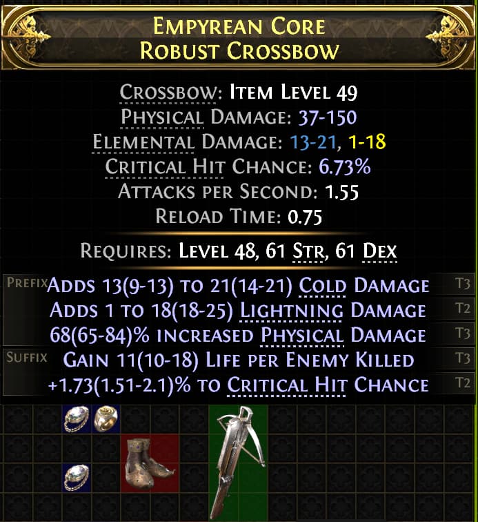 Empyrean Core Robust Crossbow#302645
