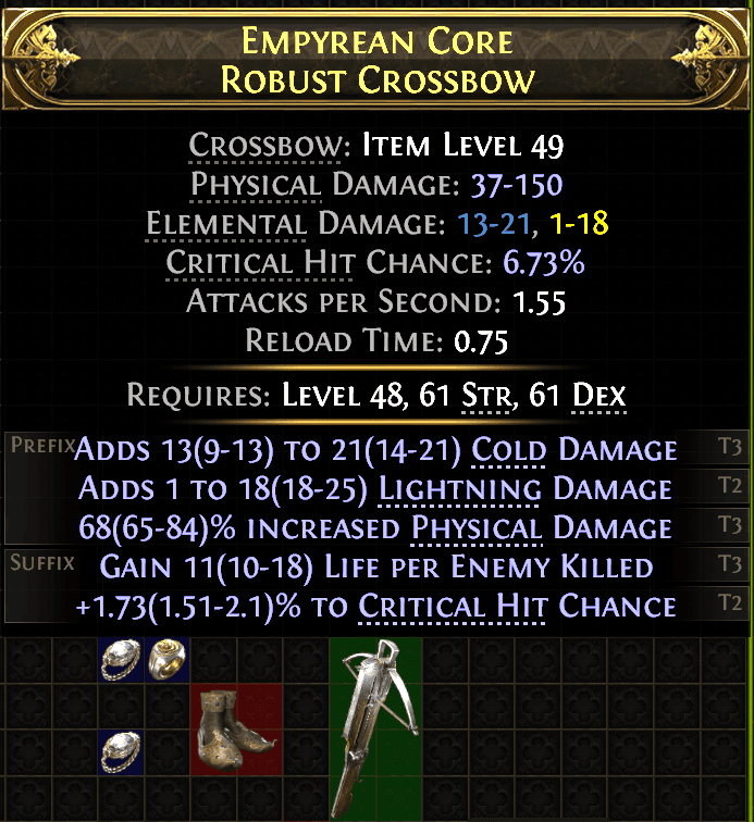 Empyrean Core Robust Crossbow#302645