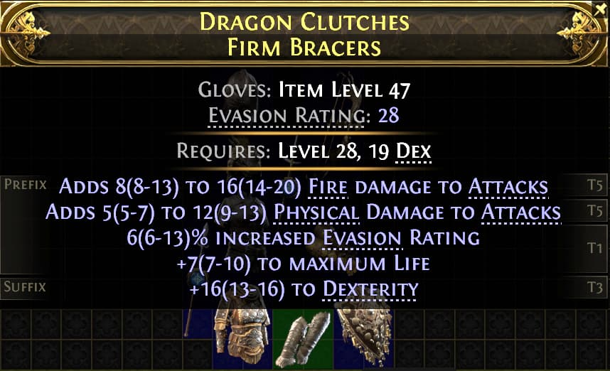 Dragon Clutches Firm Bracers#711440