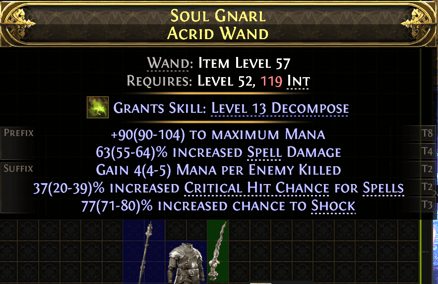 Soul Gnarl Acrid Wand#57521