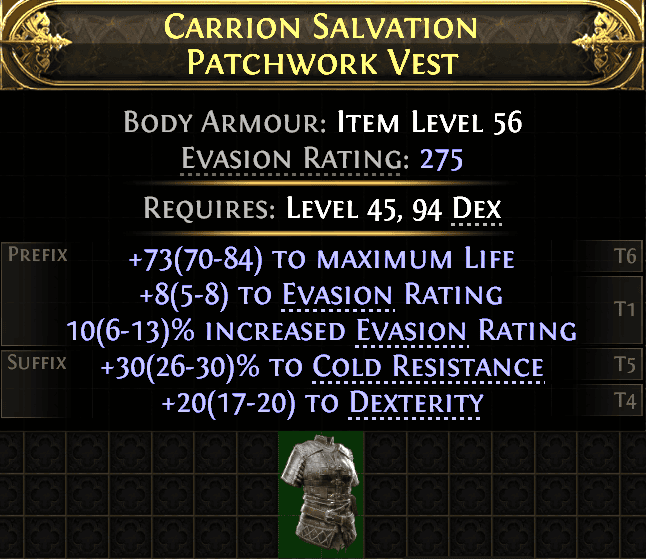 Carrion Salvation Patchwork Vest#15161