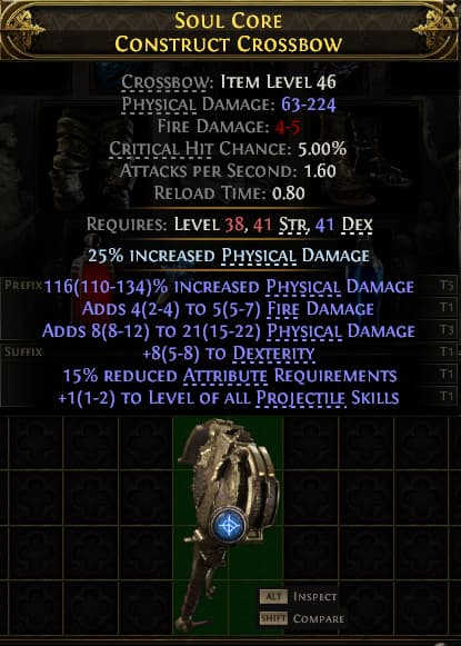 Soul Core Construct Crossbow#754219