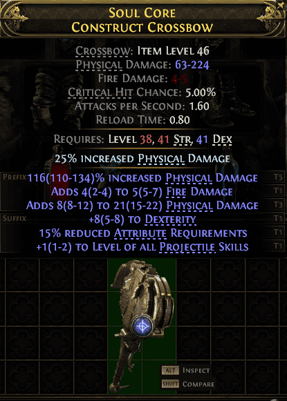 Soul Core Construct Crossbow#754219