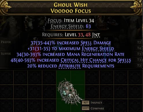 Ghoul Wish Voodoo Focus#858402
