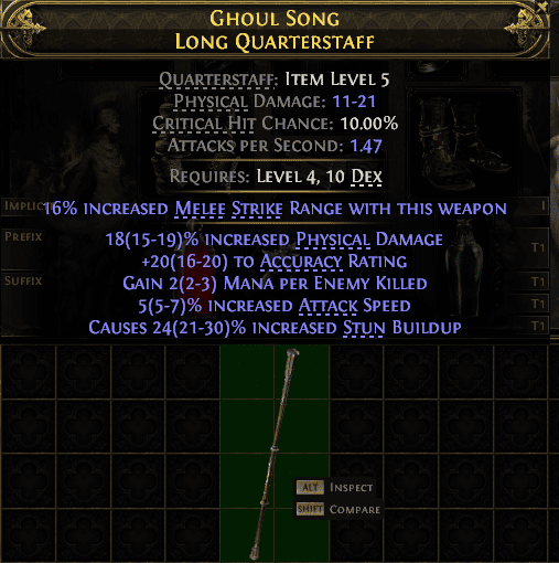 Ghoul Song Long Quarterstaff#276885