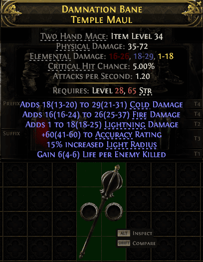 Damnation Bane Temple Maul#373263