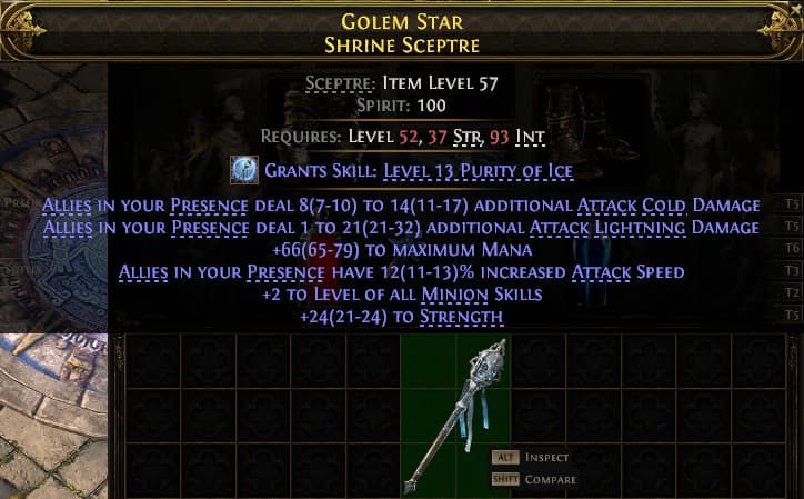 Golem Star Shrine Sceptre#495591