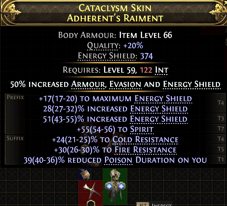 Cataclysm Skin Adherent'S Raiment#406530