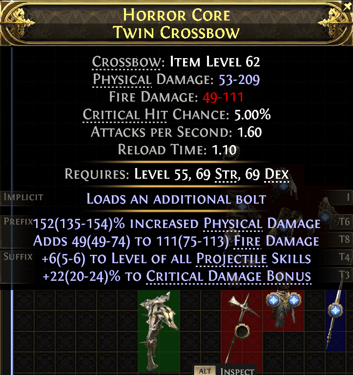 Horror Core Twin Crossbow#131251