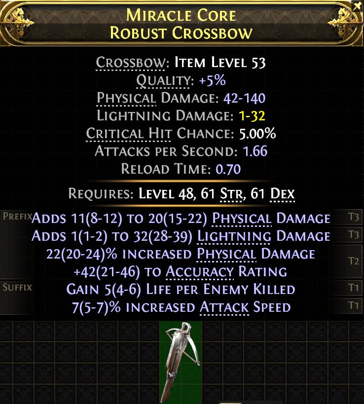 Miracle Core Robust Crossbow#567663