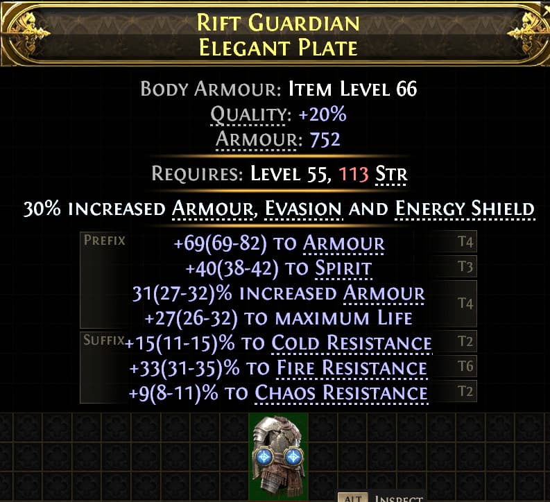 Rift Guardian Elegant Plate#629644