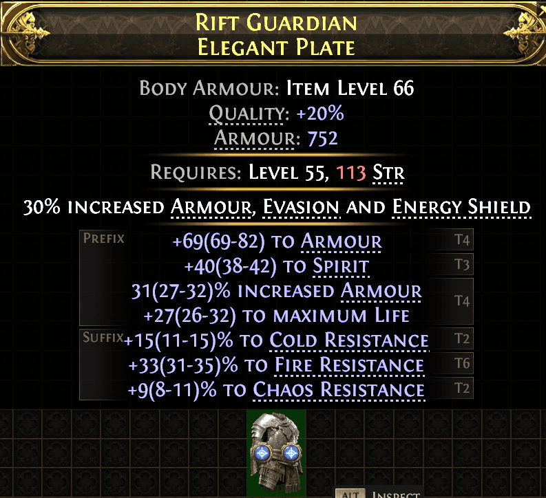 Rift Guardian Elegant Plate#629644
