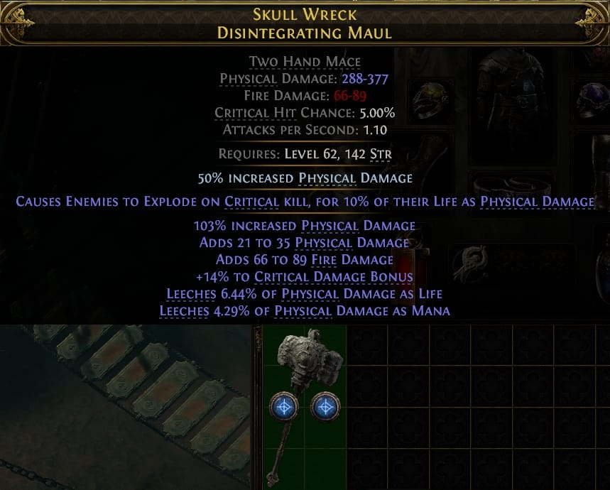 Skullwreck Disintegrating Maul#606705
