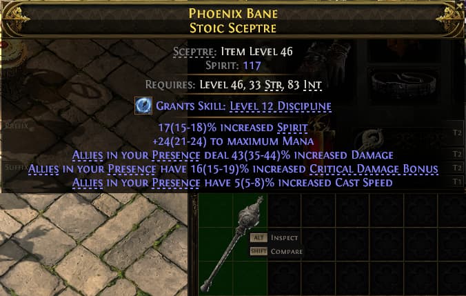 Phoenix Bane Stoic Sceptre#970866