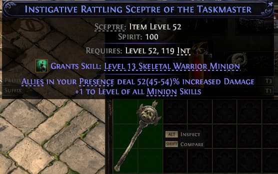 Instigative Rattling Sceptre Of The Taskmaster#967900