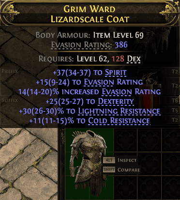 Grim Ward Lizardscale Coat#68566