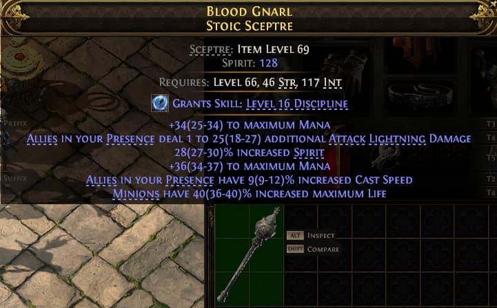 Blood Gnarl Stoic Sceptre#992877