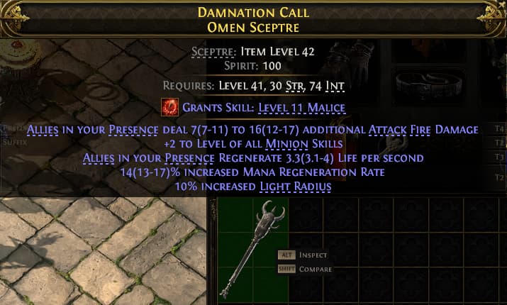 Damnation Call Omen Sceptre#817620