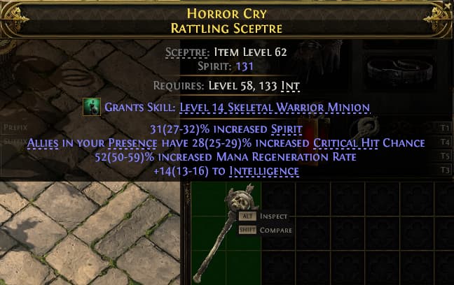 Horror Cry Rattling Sceptre#494391