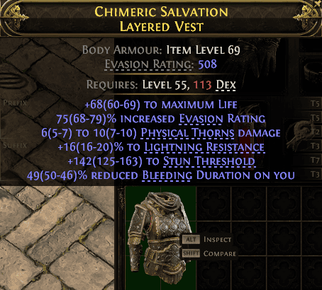 Chimeric Salvation Layered Vest#603735