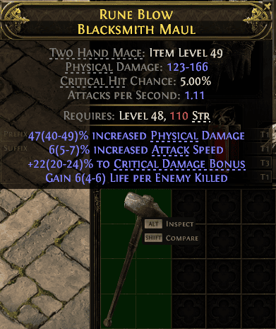 Rune Blow Blacksmith Maul#497120