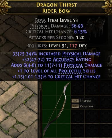 Dragon Thirst Rider Bow#612737