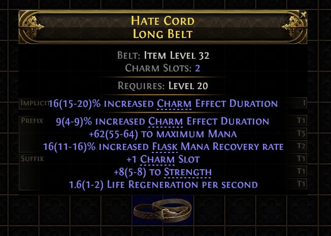Hate Cord Long Belt#399495