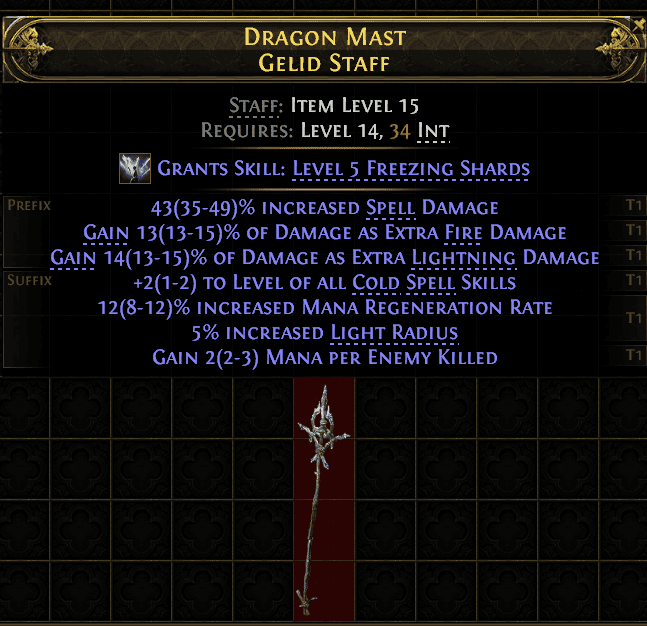Dragon Mast Gelid Staff#533400
