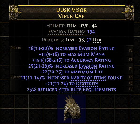 Dusk Visor Viper Cap#956433