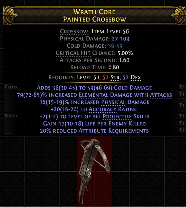Wrath Core Painted Crossbow#602079